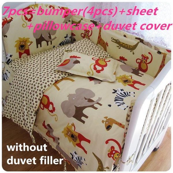 discount 6/7pcs baby cot bedding set 100% cotton detachable duvet cover ,120*60/120*70cm sets
discount 6/7pcs baby cot bedding set 100% cotton detachable duvet cover ,120*60/120*70cm sets