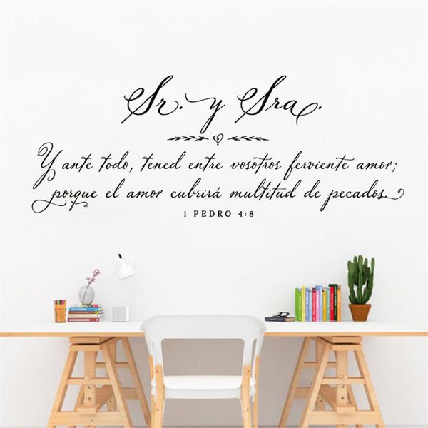 wall stickers decals sr y sra ante todo tened entre vostros ferviente amor spanish quotes mural livingroom decor ru2488
wall stickers decals sr y sra ante todo tened entre vostros ferviente amor spanish quotes mural livingroom decor ru2488