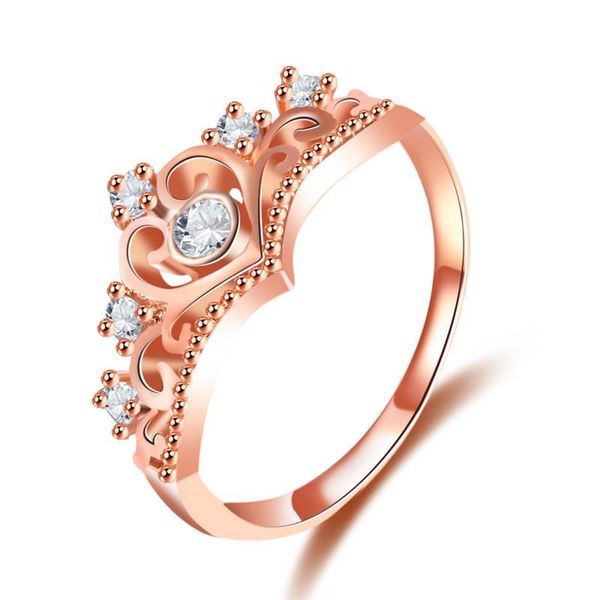 wedding rings trendy designer jewelry rose gold crown shaped cz crystal for women engagement ring gift couples promise, Slivery;golden
wedding rings trendy designer jewelry rose gold crown shaped cz crystal for women engagement ring gift couples promise, Slivery;golden