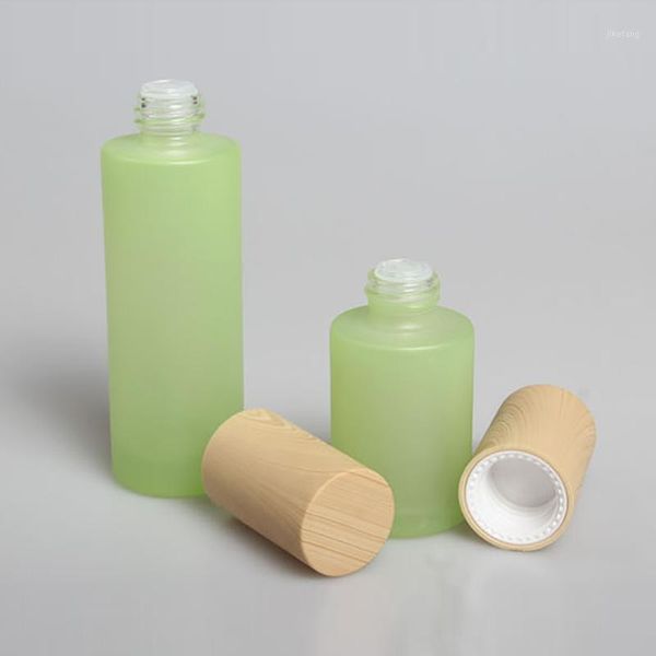 storage bottles & jars spray/lotion/toner pump glass bottle 120ml, green frosted round with yellow wood lids
storage bottles & jars spray/lotion/toner pump glass bottle 120ml, green frosted round with yellow wood lids