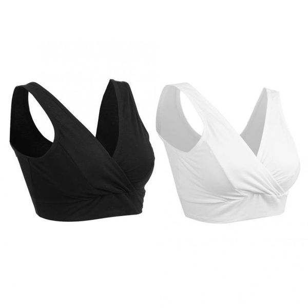 maternity intimates cotton pure color pregnant women wireless breastfeeding nursing bra closure, White
maternity intimates cotton pure color pregnant women wireless breastfeeding nursing bra closure, White