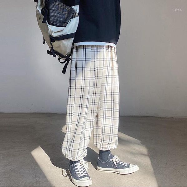 men's pants 2021 summer plaid women casual chic oversize loose wide leg trousers for harajuku high waist hip-hop fema, Black
men's pants 2021 summer plaid women casual chic oversize loose wide leg trousers for harajuku high waist hip-hop fema, Black