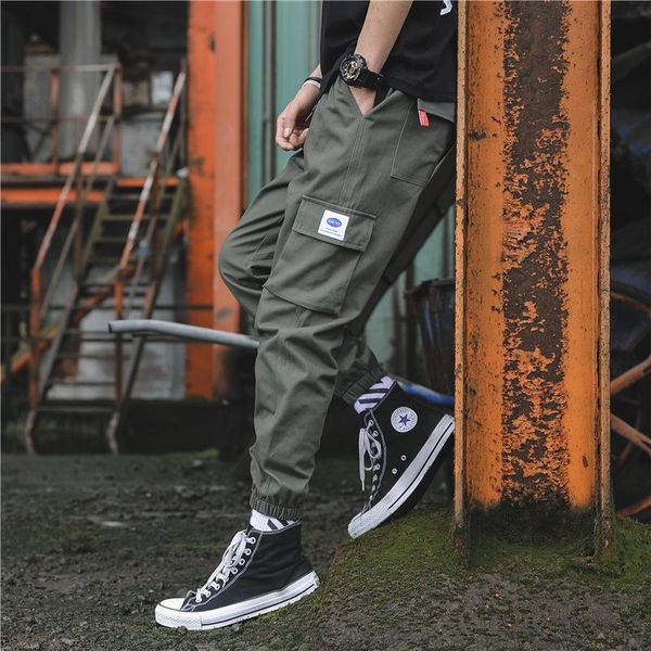 men's multi pocket cargo pants sports loose fashion casual large harajuku streetwear men, Black
men's multi pocket cargo pants sports loose fashion casual large harajuku streetwear men, Black