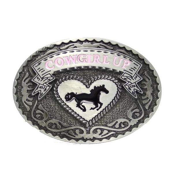 cowgirls women belt accessories oval heart shape horse pink cowgirl up metal buckle retail wholesale custom belts, Black;brown
cowgirls women belt accessories oval heart shape horse pink cowgirl up metal buckle retail wholesale custom belts, Black;brown