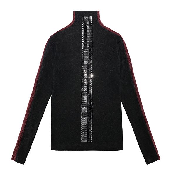fashion shiny patchwork diamonds beading t-shirt new autumn winter clothes with fleece shirt camiseta mujer tees t9n706, White
fashion shiny patchwork diamonds beading t-shirt new autumn winter clothes with fleece shirt camiseta mujer tees t9n706, White