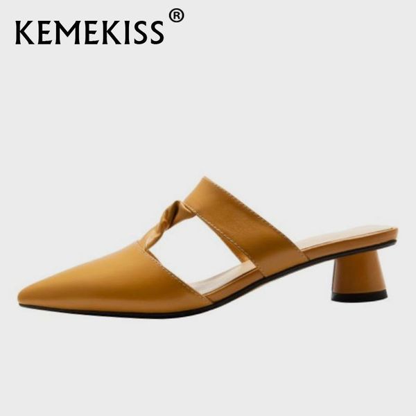 kemekiss real leather slippers for women sandals for women 2021 summer residential house lady party footwear size 34-43, Black
kemekiss real leather slippers for women sandals for women 2021 summer residential house lady party footwear size 34-43, Black