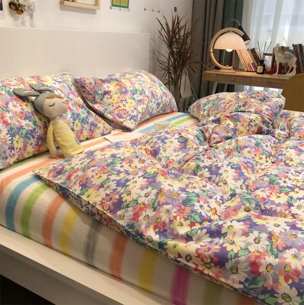 bedding sets romantic pastoral flower set,french floral cotton twin full king home textile bed sheet pillow case quilt cover
bedding sets romantic pastoral flower set,french floral cotton twin full king home textile bed sheet pillow case quilt cover