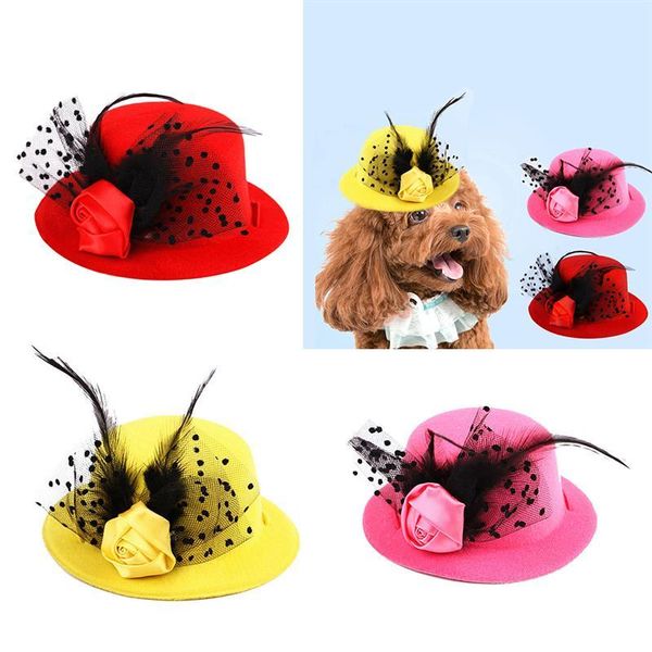 dog apparel pet party hat fashion fake feather flower decor costume for dogs cats
dog apparel pet party hat fashion fake feather flower decor costume for dogs cats