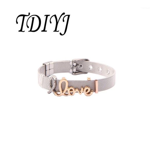 charm bracelets tdiyj jesus fish love slide charms diy keeper stainless steel mesh bracelet for women 1set, Golden;silver
charm bracelets tdiyj jesus fish love slide charms diy keeper stainless steel mesh bracelet for women 1set, Golden;silver