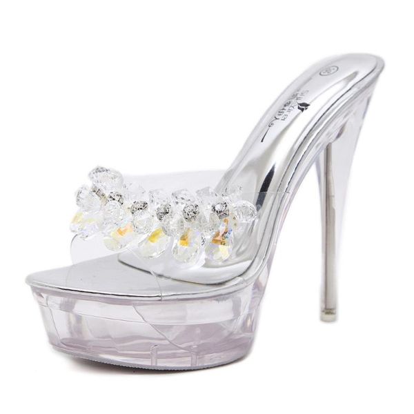 slippers waterproof platform anti-skid women wild high-heeled flip-flops female 13.5 super high transparent sandals, Black
slippers waterproof platform anti-skid women wild high-heeled flip-flops female 13.5 super high transparent sandals, Black