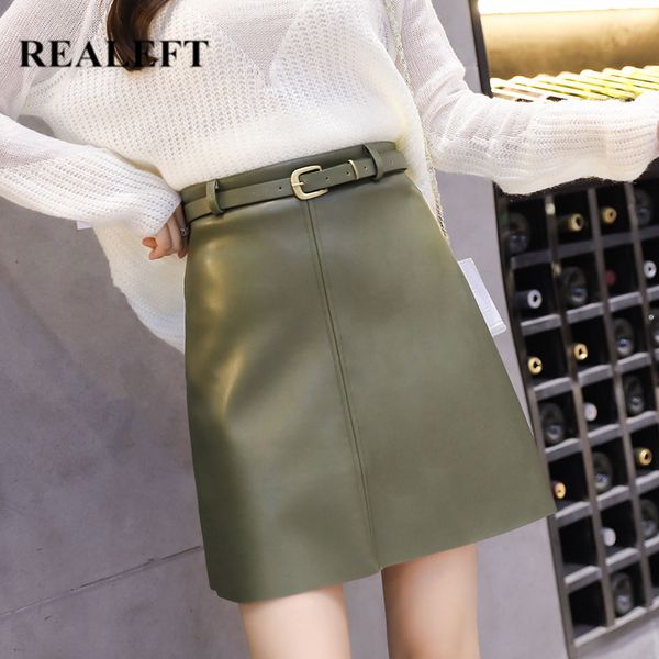 autumn winter women's pu leather a-line skirts elegant high waist skirt female wrap short skater 210428, Black
autumn winter women's pu leather a-line skirts elegant high waist skirt female wrap short skater 210428, Black