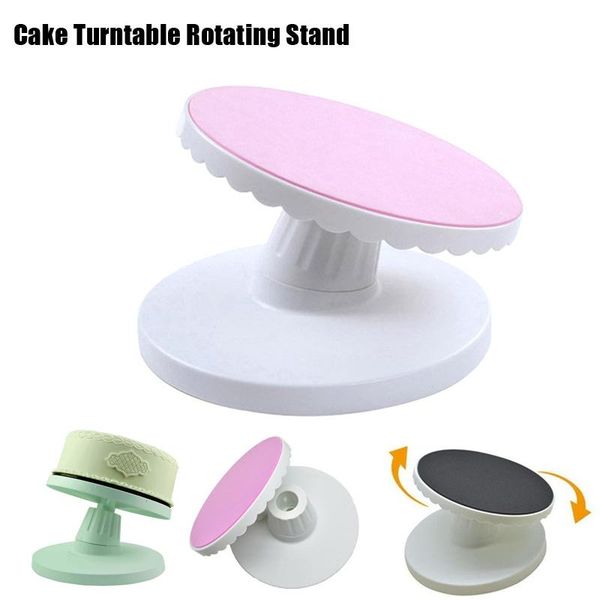 9-inch adjustable plastic cake turntable rotating stand anti-skid decorating rotary table round baking & pastry tools
9-inch adjustable plastic cake turntable rotating stand anti-skid decorating rotary table round baking & pastry tools