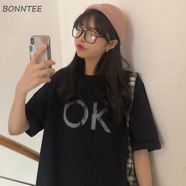 short sleeve t-shirts women summer korean letter vintage cotton loose casual tshirts harajuku ulzzang plus size chic tees women's t-shi, White
short sleeve t-shirts women summer korean letter vintage cotton loose casual tshirts harajuku ulzzang plus size chic tees women's t-shi, White