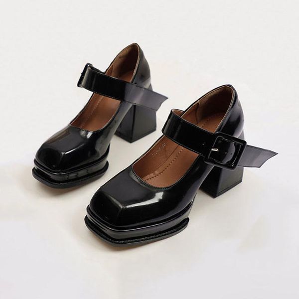 dress shoes women pumps black square toe mary janes retro buckle strap high heels chunky heel platform 
dress shoes women pumps black square toe mary janes retro buckle strap high heels chunky heel platform