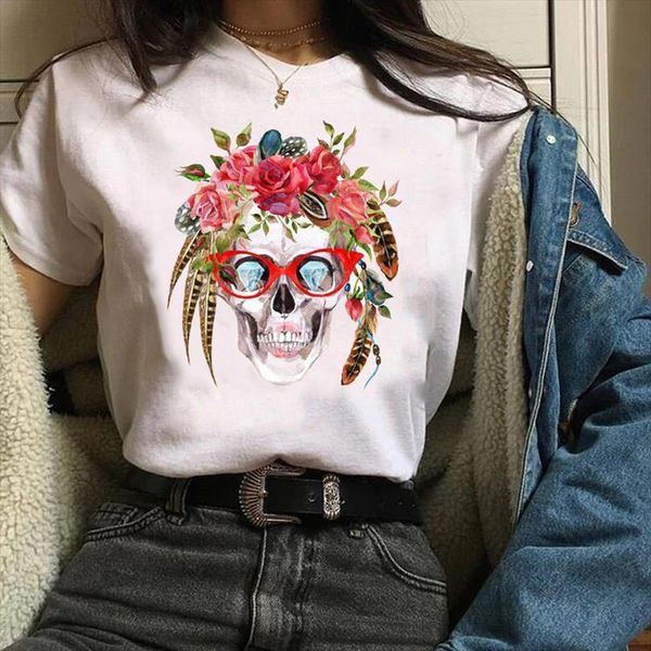 men clothing clothes graphic mens t shirts skull floral flower 90s style print halloween lady tees female, White;black
men clothing clothes graphic mens t shirts skull floral flower 90s style print halloween lady tees female, White;black