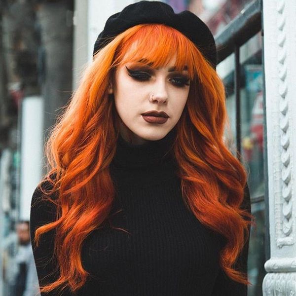 preplucked loose wave bangs 2021 summer ginger orange color remy human hair transparent 13x4 lace front wig with baby wigs1, Black;brown
preplucked loose wave bangs 2021 summer ginger orange color remy human hair transparent 13x4 lace front wig with baby wigs1, Black;brown