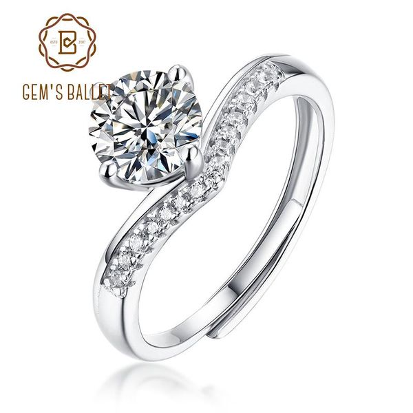 cluster rings gem's ballet 925 sterling silver moissanite fashion diamond bands 1ct women engagement bridal classic fine ring jewelry, Golden;silver
cluster rings gem's ballet 925 sterling silver moissanite fashion diamond bands 1ct women engagement bridal classic fine ring jewelry, Golden;silver
