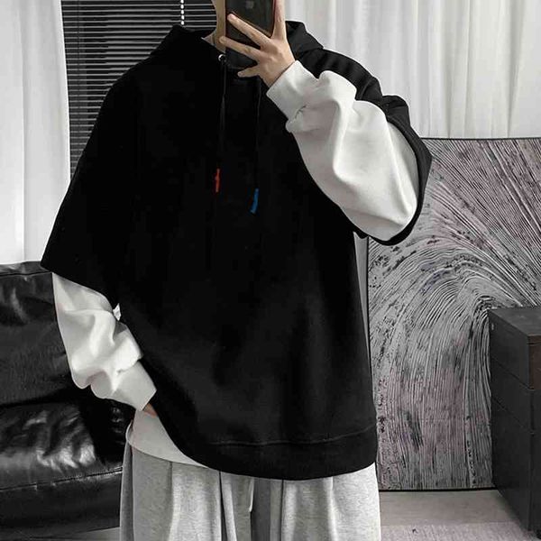 fat white sweater men's large loose casual sports hoodie korean fashion black ruffian handsome coat
fat white sweater men's large loose casual sports hoodie korean fashion black ruffian handsome coat