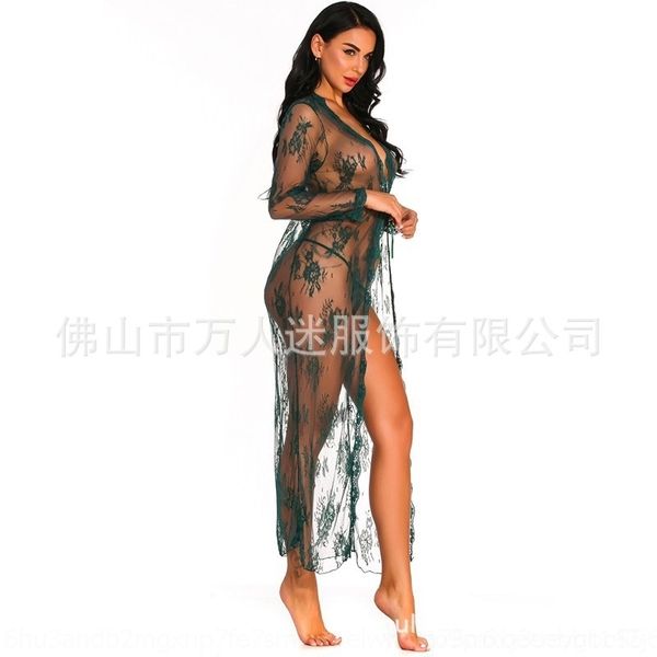 xlnm lingerie nightdress women's underwear one-piece cardigan long nightgown perspective lace robe lingerie nightdress women's on, Red;black
xlnm lingerie nightdress women's underwear one-piece cardigan long nightgown perspective lace robe lingerie nightdress women's on, Red;black