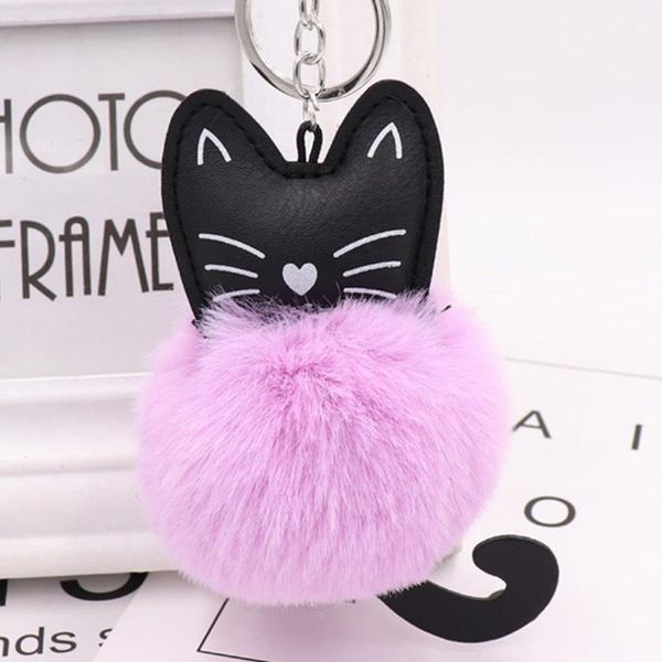 keychains sale women charm soft artificial fur keychain black cat pu leather pom keyring car bag fashion jewelry accessory, Silver
keychains sale women charm soft artificial fur keychain black cat pu leather pom keyring car bag fashion jewelry accessory, Silver