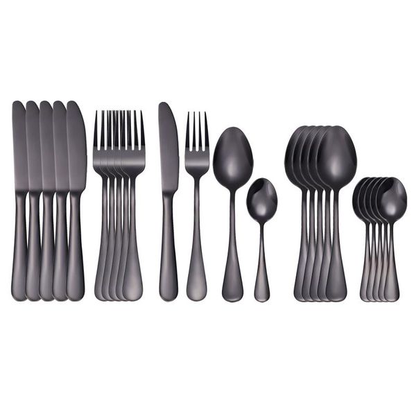 dinnerware sets 24pcs black western set stainless steel cutlery fork knife spoon tableware flatware silverware
dinnerware sets 24pcs black western set stainless steel cutlery fork knife spoon tableware flatware silverware