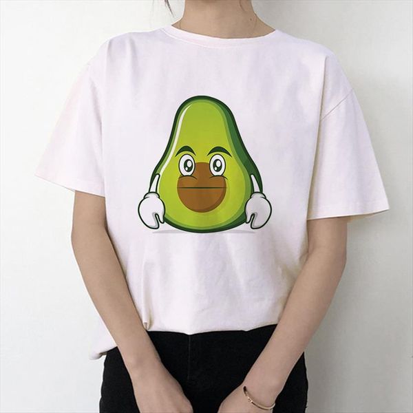 fashion funny avocado women short sleeve vogue harajuku casual graphic clothes, White
fashion funny avocado women short sleeve vogue harajuku casual graphic clothes, White
