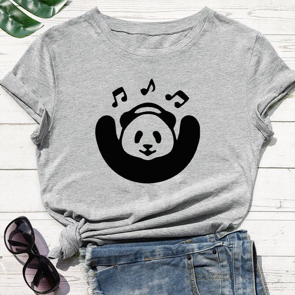 happy panda print fashion womens t shirt versatile grey white short sleeve and durable o neck
happy panda print fashion womens t shirt versatile grey white short sleeve and durable o neck