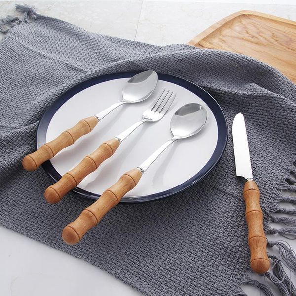 dinnerware sets 20set/lot creative design wooden western knife and fork spoon cutlery set japanese style handle stainless steel
dinnerware sets 20set/lot creative design wooden western knife and fork spoon cutlery set japanese style handle stainless steel