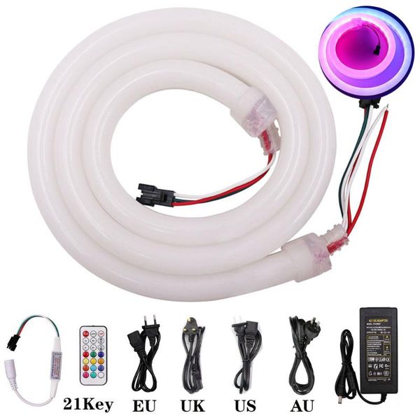 neon strip light 60leds/m ws2811 full color waterproof led +21key ws2812b pixel controller + 5a eu/au/us/eu plug strips
neon strip light 60leds/m ws2811 full color waterproof led +21key ws2812b pixel controller + 5a eu/au/us/eu plug strips