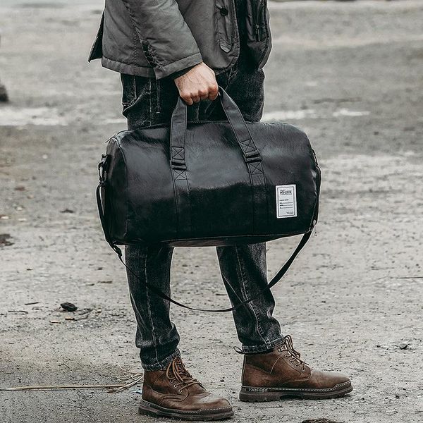 duffel bags fashion travel waterproof men's pu leather overnight hand luggage men male weekend bag business man
duffel bags fashion travel waterproof men's pu leather overnight hand luggage men male weekend bag business man