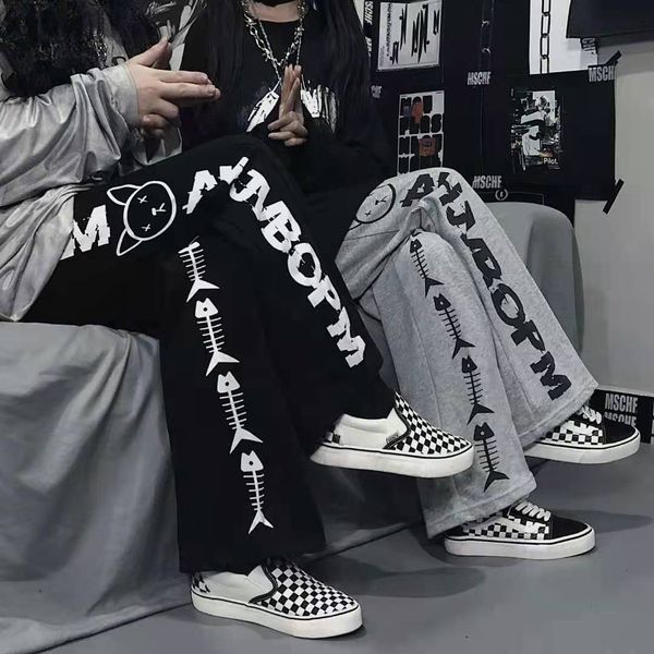 women's pants & capris harajuku cartoon printing fashion japanese hip hop wide leg pants men's and women's casual street elas, Black;white
women's pants & capris harajuku cartoon printing fashion japanese hip hop wide leg pants men's and women's casual street elas, Black;white