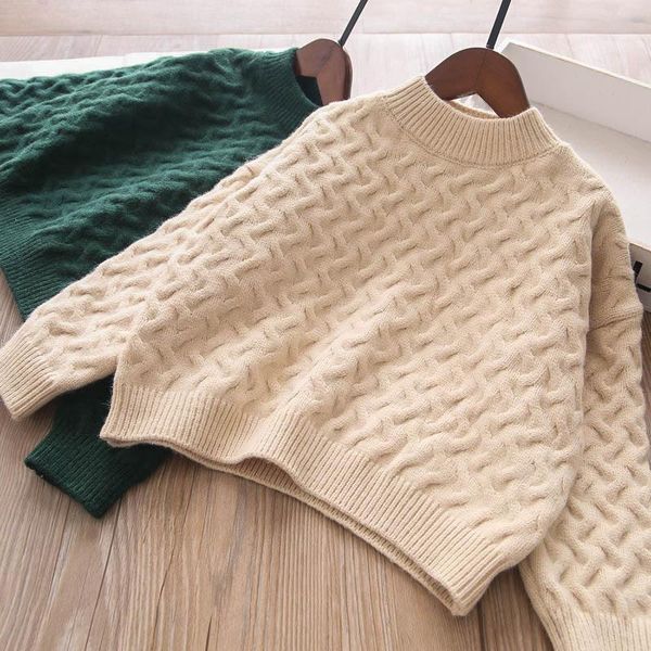 pullover half high neck pattern boys' and girls' sweater children's clothing wholesale, Blue
pullover half high neck pattern boys' and girls' sweater children's clothing wholesale, Blue
