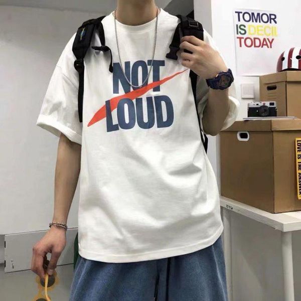 men's t-shirts t-shirt and women's loose clothes, boys' short-sleeved korean style trendy , letter printing, personality, White;black
men's t-shirts t-shirt and women's loose clothes, boys' short-sleeved korean style trendy , letter printing, personality, White;black