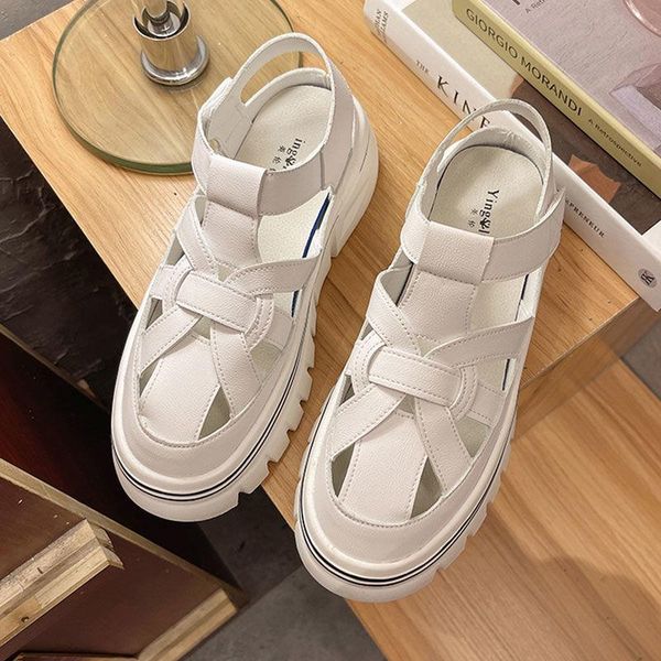sandals fashion women korean casual thick-soled sport roman hollow round head hole white, Black
sandals fashion women korean casual thick-soled sport roman hollow round head hole white, Black