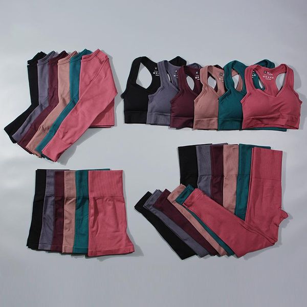 yoga outfit sets women tracksuits sports set seamless leggings bra long sleeve pants fitness workout suit female outfits gym sportswear
yoga outfit sets women tracksuits sports set seamless leggings bra long sleeve pants fitness workout suit female outfits gym sportswear
