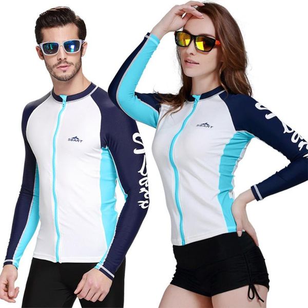 men's and women's sun protection clothing long-sleeved snorkeling surfing jacket swimming rash shirt one-piece suits
men's and women's sun protection clothing long-sleeved snorkeling surfing jacket swimming rash shirt one-piece suits