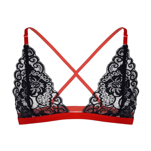 Soft Floral Lace Adjustable Spaghetti Straps Crossdressing Sissy Lingerie Breathable Sexy Bralette Erotic Men Bra Tops, Black;white
Soft Floral Lace Adjustable Spaghetti Straps Crossdressing Sissy Lingerie Breathable Sexy Bralette Erotic Men Bra Tops, Black;white