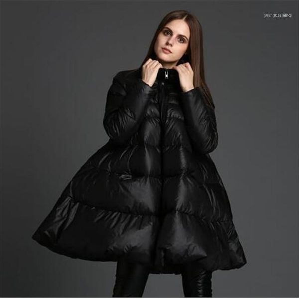 women's down & parkas 2021 winter coat big skirt loose yards thick jacket high-quality white duck female1, Black
women's down & parkas 2021 winter coat big skirt loose yards thick jacket high-quality white duck female1, Black