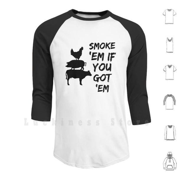 smoke them if you got hoodies long sleeve smokin beef chicken pork pig pit master bbq smoked meats men's & sweatshirts, Black
smoke them if you got hoodies long sleeve smokin beef chicken pork pig pit master bbq smoked meats men's & sweatshirts, Black