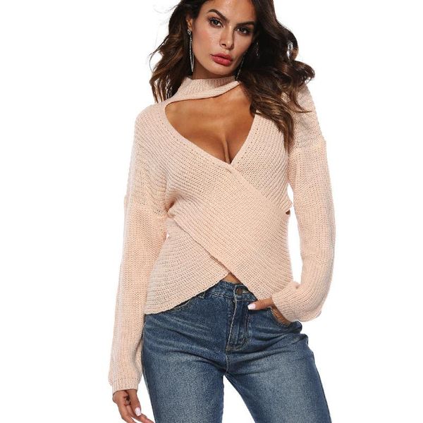 women's sweaters hollow out irregular knit sweater women criss-cross turtleneck pullover long sleeve solid casual skinny ladies win, White;black
women's sweaters hollow out irregular knit sweater women criss-cross turtleneck pullover long sleeve solid casual skinny ladies win, White;black