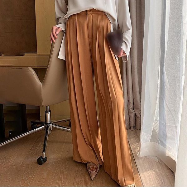 women's pants & capris high waist ruched women large size trousers female fashion clothes autumn casual wide leg, Black;white
women's pants & capris high waist ruched women large size trousers female fashion clothes autumn casual wide leg, Black;white