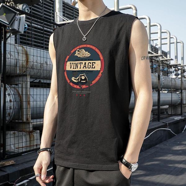 men's t-shirts men t-shirt summer sleeveless t shirt for cotton sports vest short sleeve male fitness sweat, White;black
men's t-shirts men t-shirt summer sleeveless t shirt for cotton sports vest short sleeve male fitness sweat, White;black