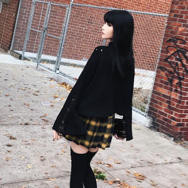 skirts high waist pleated short women harajuku preppy style plaid fashion cute skirt, Black
skirts high waist pleated short women harajuku preppy style plaid fashion cute skirt, Black