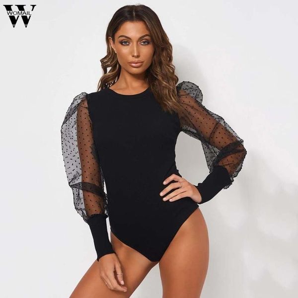women's jumpsuits & rompers womail bodysuit women summer puff sleeve stitching cami back mesh long romper short club party, Black;white
women's jumpsuits & rompers womail bodysuit women summer puff sleeve stitching cami back mesh long romper short club party, Black;white