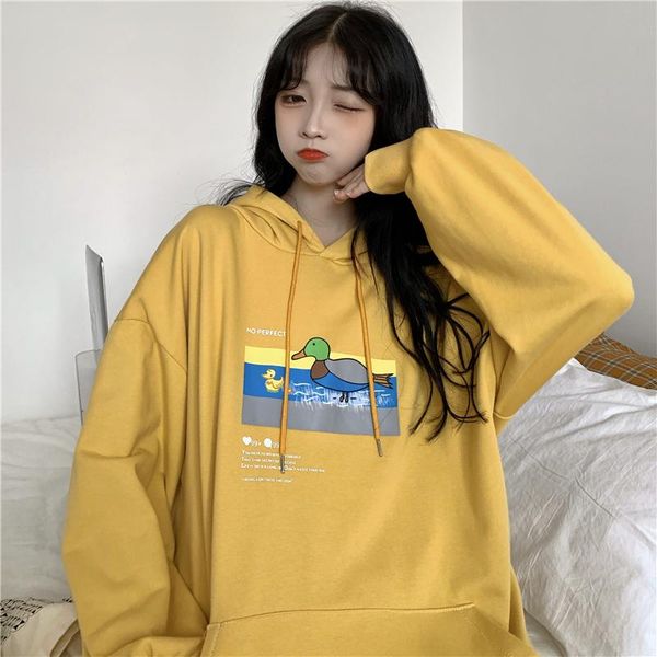 women's hoodies & sweatshirts cotton hooded for female students 2021 autumn korean college loose print long sleeve sweatshirt, Black
women's hoodies & sweatshirts cotton hooded for female students 2021 autumn korean college loose print long sleeve sweatshirt, Black