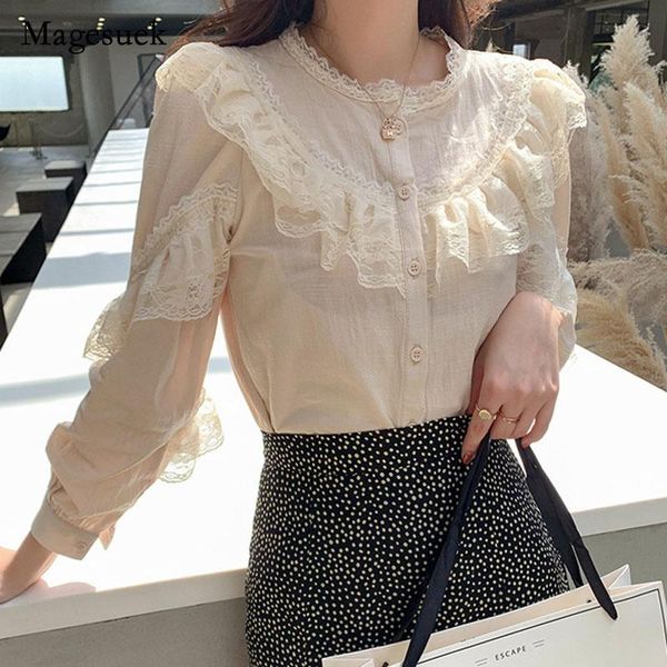 women's blouses & shirts women womens and 2021 chiffon blouse cardigan solid stand collar ladies lace blusas feminine 8049 50, White
women's blouses & shirts women womens and 2021 chiffon blouse cardigan solid stand collar ladies lace blusas feminine 8049 50, White