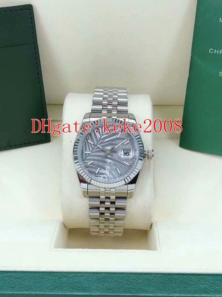 fashion wristwatches men watches 126233 126231 36mm silver palm leaf dial stainless steel jubilee bracelet 2813 movement automatic mechanica, Slivery;brown
fashion wristwatches men watches 126233 126231 36mm silver palm leaf dial stainless steel jubilee bracelet 2813 movement automatic mechanica, Slivery;brown