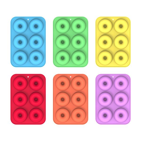 donut pan nonstick silicone cake mould for 6 full-size donuts, bpa sheet tray, easy clean and dishwasher microwave safe 1221923
donut pan nonstick silicone cake mould for 6 full-size donuts, bpa sheet tray, easy clean and dishwasher microwave safe 1221923
