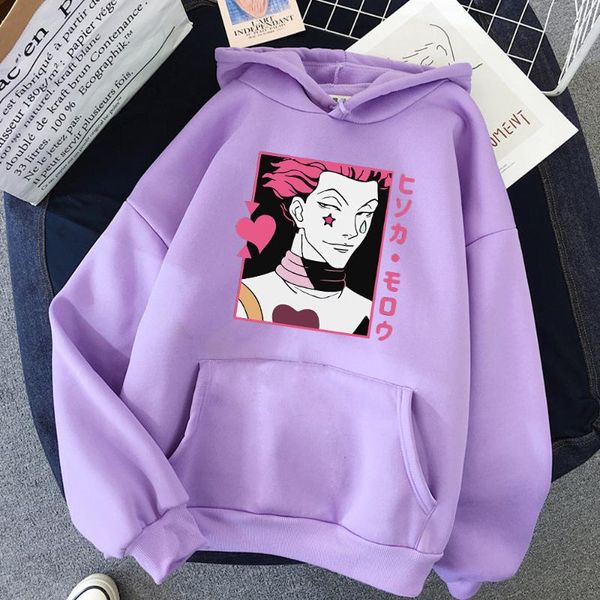 women's hoodies & sweatshirts x print hisoka streetswear sweatshirt winter loose woman harajuku long sleeve pullovers, Black
women's hoodies & sweatshirts x print hisoka streetswear sweatshirt winter loose woman harajuku long sleeve pullovers, Black