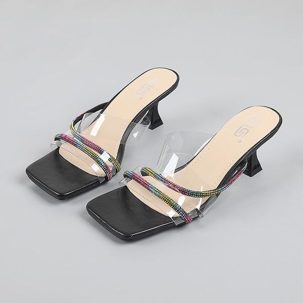 female shoes slippers soft women heels jelly slides fashion 2021 comfort high transparent luxury summer rome rubber basic p, Black
female shoes slippers soft women heels jelly slides fashion 2021 comfort high transparent luxury summer rome rubber basic p, Black